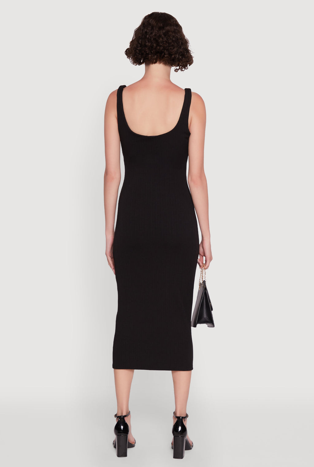 Iris Textured Knit Tank Midi Dress