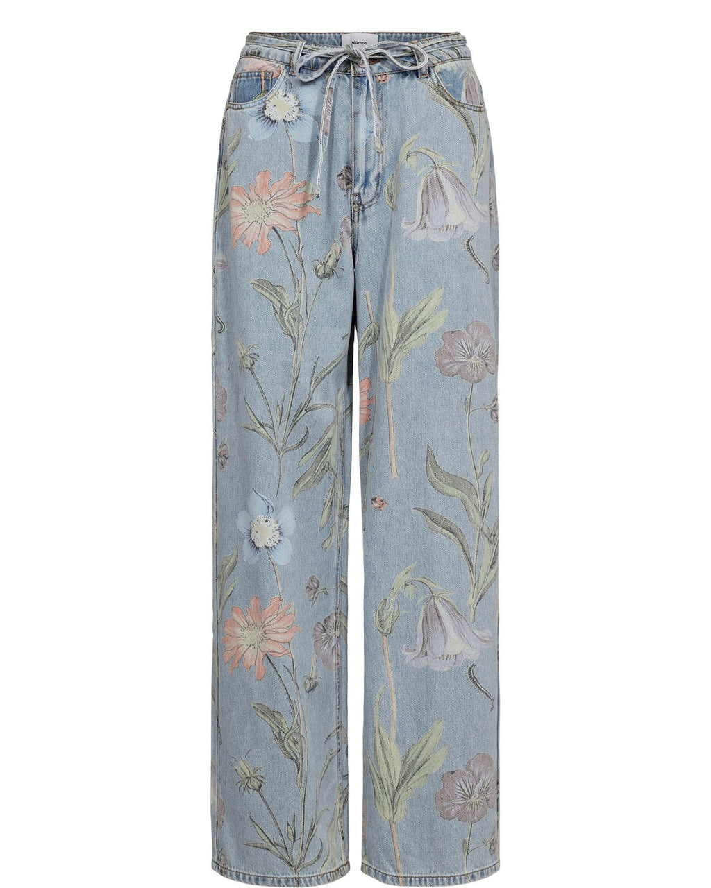 NUVERONA HR WIDE JEANS 3010 - Light Blue Denim